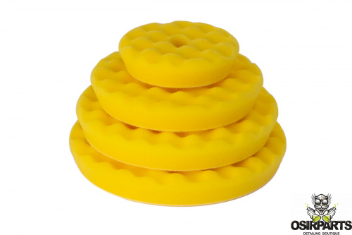 Круг полировальный, средней жёсткости  Rupes Waffle Coarse Polishing Foam Pad | 75/90 мм | Osir-Parts Москва фото 2