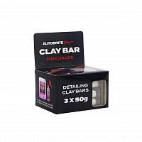 Глина для очистки кузова (Мягкая) AutoBrite Direct Clay Bar Fine | 3*50 гр  | Osir-Parts Москва