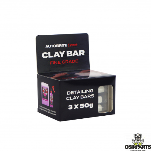 Глина для очистки кузова (Мягкая) AutoBrite Direct Clay Bar Fine | 3*50 гр  | Osir-Parts Москва