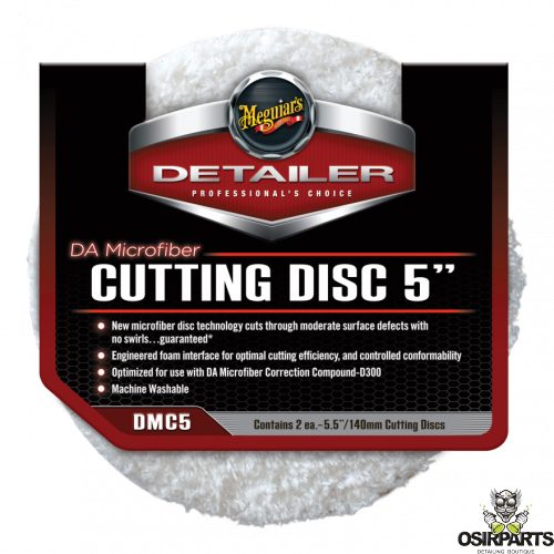 Микрофибровый круг (режущий) Meguiar’s DA Microfiber Cutting Disc 