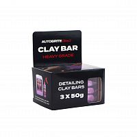 Глина для очистки кузова (Твёрдая) AutoBrite Direct Clay Bar Heavy | 3*50 гр | Osir-Parts Москва